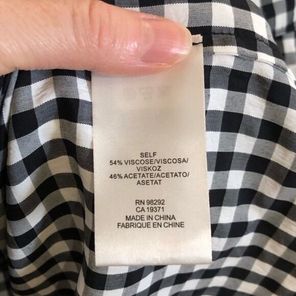 Tibi Asymmetrical Gingham Ruffle Skirt - Picture 7 of 12